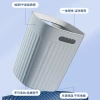 Household thickened large-capacity light luxury trash can, living room, kitchen, bedroom, bathroom, dormitory, uncovered paper basket with pressure ring details Picture